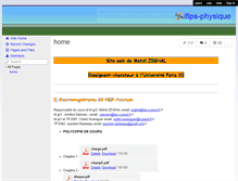 Tablet Screenshot of ifips-physique.wikispaces.com