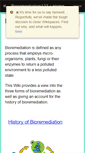 Mobile Screenshot of bioremediation123.wikispaces.com