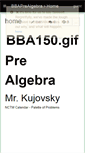Mobile Screenshot of bbaprealgebra.wikispaces.com