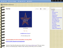 Tablet Screenshot of hmssiriusscience.wikispaces.com