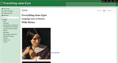 Desktop Screenshot of everything-jane-eyre.wikispaces.com