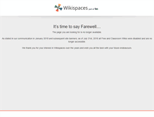 Tablet Screenshot of nuke11.wikispaces.com