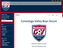 Tablet Screenshot of cvsoccer.wikispaces.com