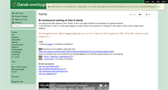 Desktop Screenshot of dansk-overbygning.wikispaces.com