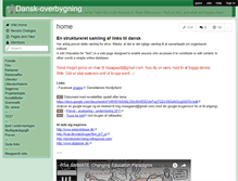 Tablet Screenshot of dansk-overbygning.wikispaces.com