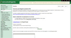 Desktop Screenshot of concorsodirigente.wikispaces.com