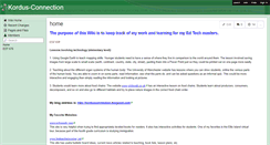 Desktop Screenshot of kordus-connection.wikispaces.com