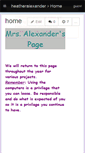 Mobile Screenshot of heatheralexander.wikispaces.com