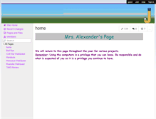 Tablet Screenshot of heatheralexander.wikispaces.com