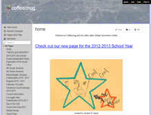 Tablet Screenshot of coffeechug.wikispaces.com