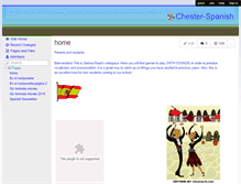 Tablet Screenshot of chester-spanish.wikispaces.com