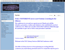 Tablet Screenshot of 10libraryservicesfallconference.wikispaces.com