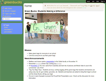 Tablet Screenshot of greenbucks.wikispaces.com