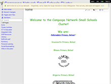 Tablet Screenshot of campaspe-network-small-schools.wikispaces.com