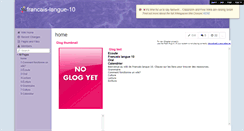 Desktop Screenshot of francais-langue-10.wikispaces.com