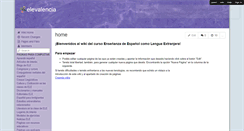 Desktop Screenshot of elevalencia.wikispaces.com