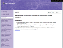 Tablet Screenshot of elevalencia.wikispaces.com