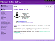 Tablet Screenshot of londondistrictoecta.wikispaces.com