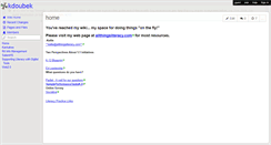 Desktop Screenshot of kdoubek.wikispaces.com