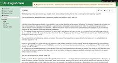 Desktop Screenshot of ap-english-wiki.wikispaces.com