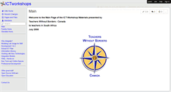 Desktop Screenshot of ictworkshops.wikispaces.com