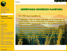 Tablet Screenshot of despertandoconcienciaplanetaria.wikispaces.com
