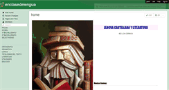 Desktop Screenshot of enclasedelengua.wikispaces.com