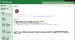 Desktop Screenshot of holychildcyo.wikispaces.com