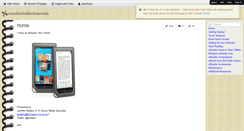 Desktop Screenshot of ereadersintheclassroom.wikispaces.com