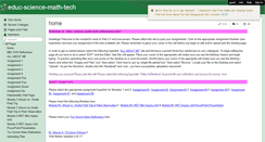 Desktop Screenshot of educ-science-math-tech.wikispaces.com