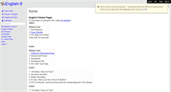 Desktop Screenshot of english-9.wikispaces.com