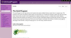 Desktop Screenshot of cdogold.wikispaces.com