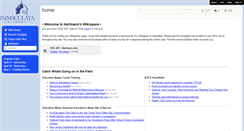 Desktop Screenshot of hartmann.wikispaces.com