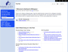 Tablet Screenshot of hartmann.wikispaces.com