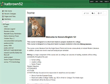 Tablet Screenshot of katbrown52.wikispaces.com