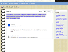 Tablet Screenshot of 5thgradesemper.wikispaces.com