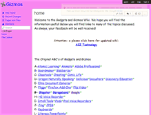Tablet Screenshot of gadgets-gizmos.wikispaces.com