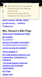 Mobile Screenshot of hansensinenglish.wikispaces.com