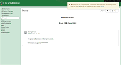 Desktop Screenshot of elibradshaw.wikispaces.com