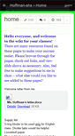 Mobile Screenshot of hoffman-shs.wikispaces.com