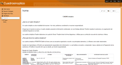 Desktop Screenshot of cuadrosinoptico.wikispaces.com