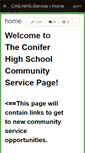 Mobile Screenshot of chs-nhs-service.wikispaces.com