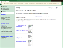 Tablet Screenshot of antiochteachers.wikispaces.com