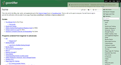 Desktop Screenshot of goonlifter.wikispaces.com