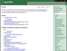 Tablet Screenshot of goonlifter.wikispaces.com
