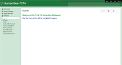 Desktop Screenshot of humanities-7374.wikispaces.com