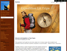 Tablet Screenshot of expeditionlittrips.wikispaces.com
