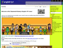 Tablet Screenshot of english1p1.wikispaces.com