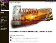 Tablet Screenshot of gtazcona.wikispaces.com