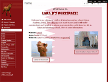 Tablet Screenshot of larad.wikispaces.com